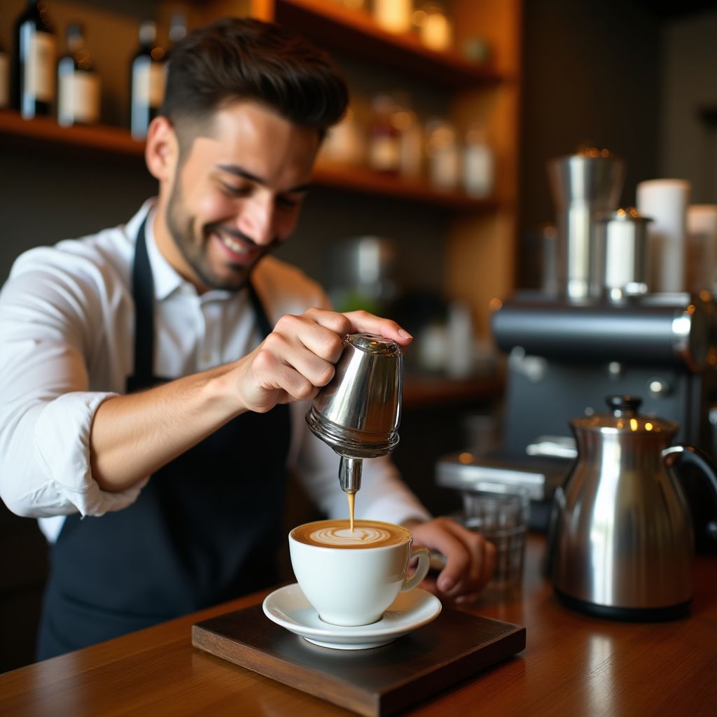 Coffee culture tour in Melbourne cafe